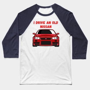 Skyline GTR R34 Baseball T-Shirt